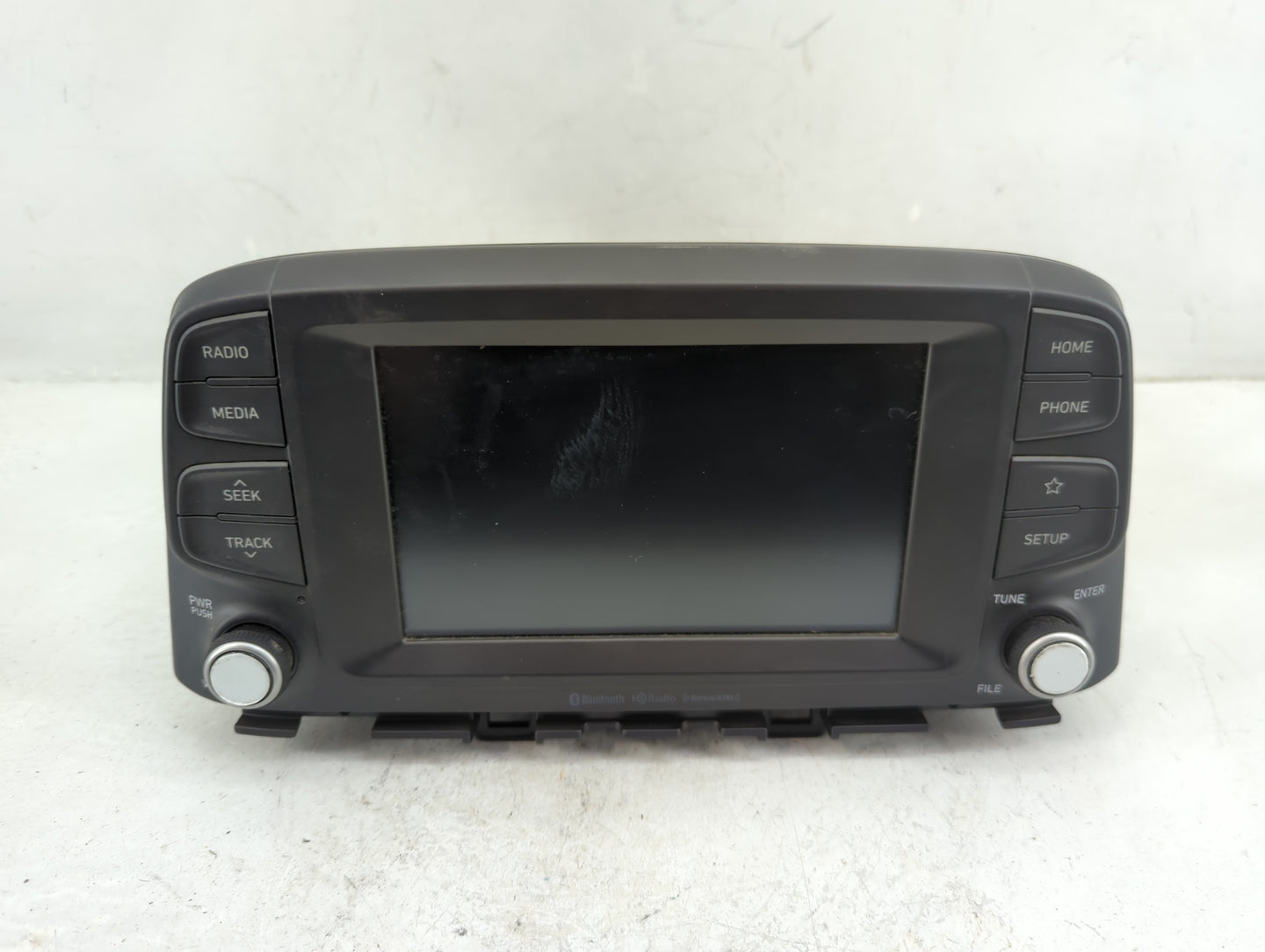 2018-2021 Hyundai Kona Radio AM FM Cd Player Receiver Replacement P/N:96160-J9110TMT Fits Fits 2018 2019 2020 2021 OEM Used 