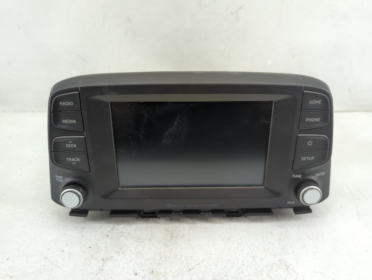 2018-2021 Hyundai Kona Radio AM FM Cd Player Receiver Replacement P/N:96160-J9110TMT Fits Fits 2018 2019 2020 2021 OEM Used 