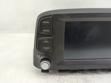 2018-2021 Hyundai Kona Radio AM FM Cd Player Receiver Replacement P/N:96160-J9110TMT Fits Fits 2018 2019 2020 2021 OEM Used Auto Parts