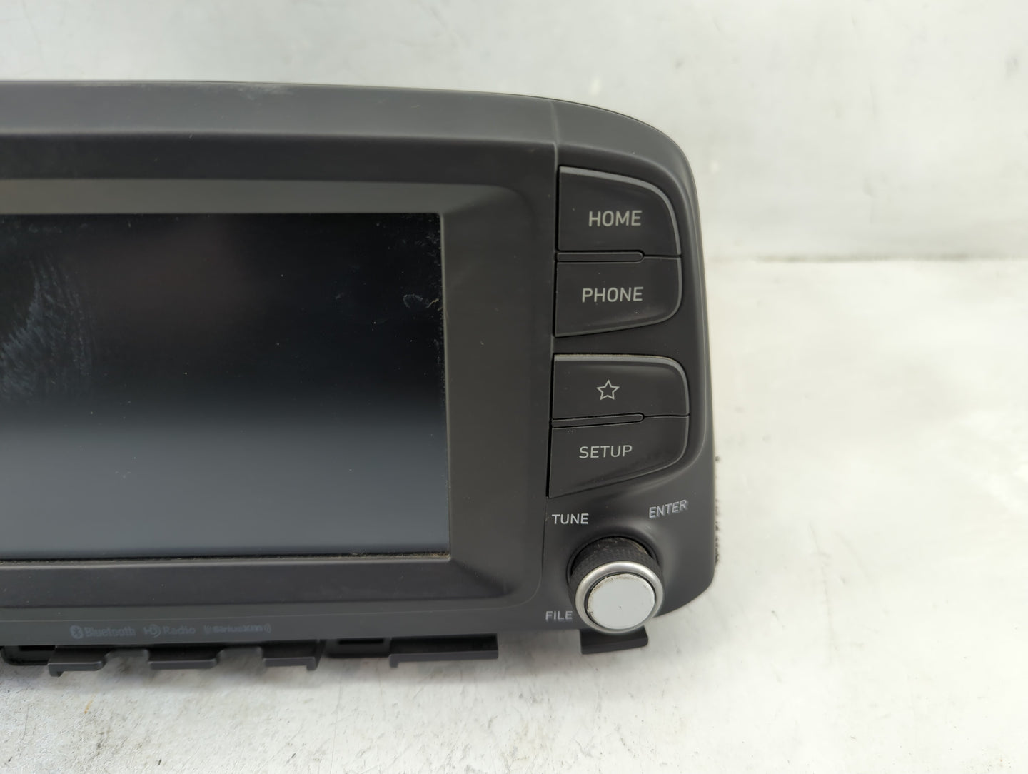 2018-2021 Hyundai Kona Radio AM FM Cd Player Receiver Replacement P/N:96160-J9110TMT Fits Fits 2018 2019 2020 2021 OEM Used 