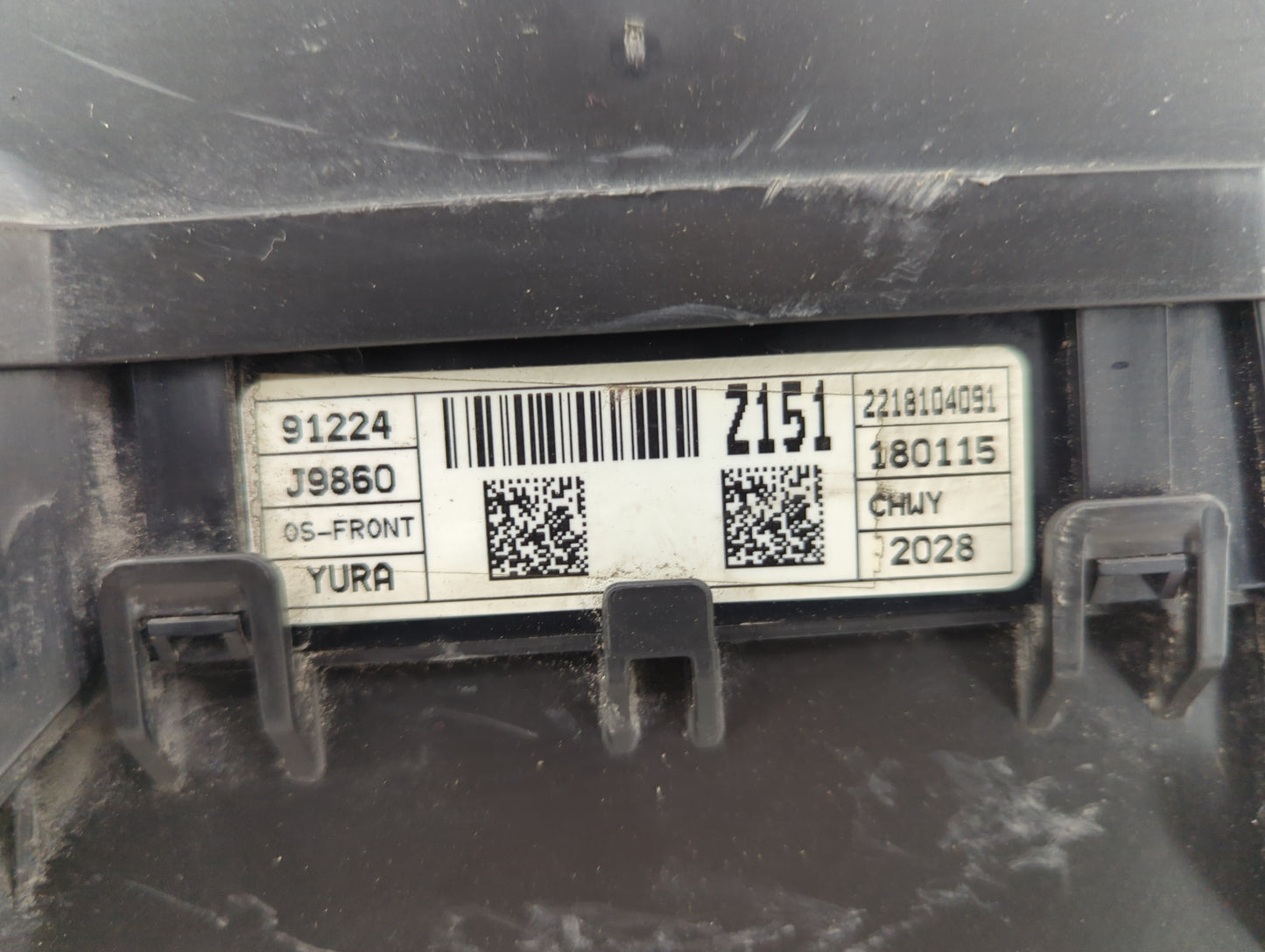 2018-2021 Hyundai Kona Fusebox Fuse Box Panel Relay Module P/N:91224-J9860 Fits Fits 2018 2019 2020 2021 OEM Used Auto Parts