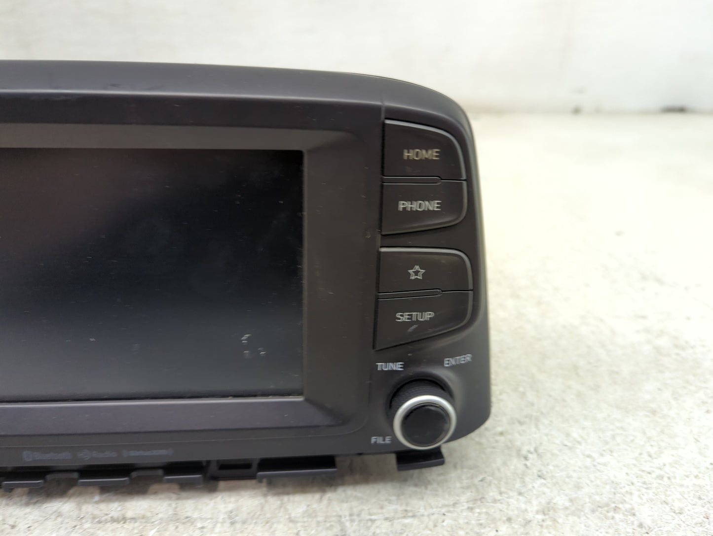 2018-2021 Hyundai Kona Radio AM FM Cd Player Receiver Replacement P/N:96160-J9110TMT Fits Fits 2018 2019 2020 2021 OEM Used 
