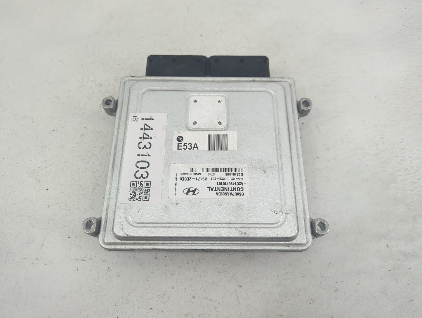 2018-2021 Hyundai Kona PCM Engine Control Computer ECU ECM PCU OEM P/N:39171-2ESE0 Fits Fits 2018 2019 2020 2021 OEM Used Au