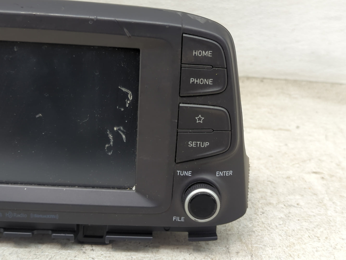 2018 Hyundai Kona Radio AM FM Cd Player Receiver Replacement P/N:96160-J9110TMT ADB30J9AN, TQ8-ADB30J9AN Fits OEM Used Auto 