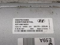 2018-2021 Hyundai Kona PCM Engine Control Computer ECU ECM PCU OEM P/N:39173-2ESJ0 Fits Fits 2018 2019 2020 2021 OEM Used Au