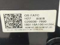 2018-2021 Hyundai Kona Climate Control Module Temperature AC/Heater Replacement P/N:C20036-7890 Fits Fits 2018 2019 2020 202