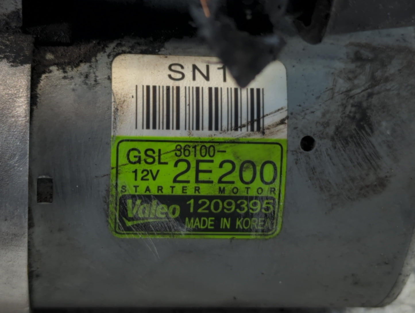 2018-2021 Hyundai Kona Car Starter Motor Solenoid OEM P/N:1209395 36100-2E200 Fits OEM Used Auto Parts - Oemusedautoparts1.c