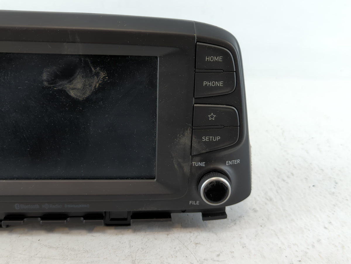 2018-2021 Hyundai Kona Am Fm Cd Player Radio Receiver 702575 - Oemusedautoparts1.com