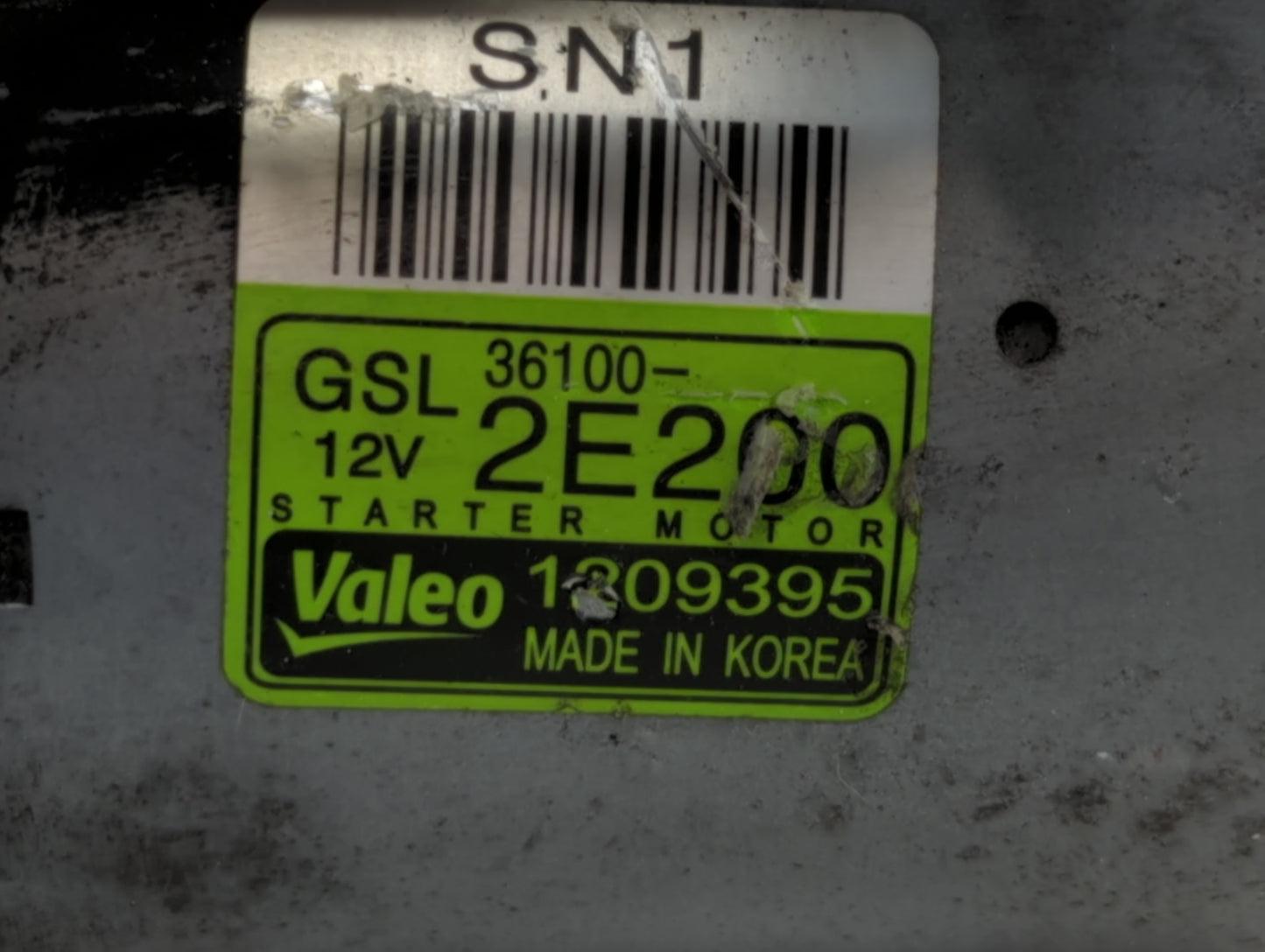 2018-2021 Hyundai Kona Car Starter Motor Solenoid OEM P/N:36100-2E200 Fits Fits 2013 2014 2016 2017 2018 2019 2020 2021 2022