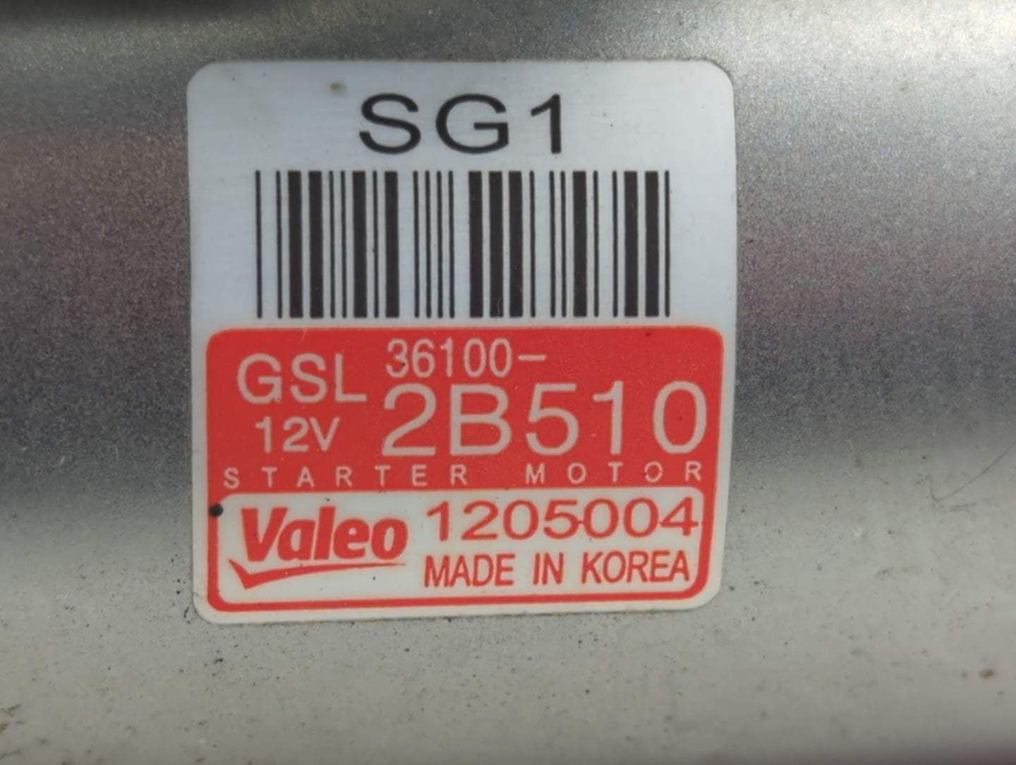 2018-2021 Hyundai Kona Car Starter Motor Solenoid OEM P/N:1205004 36100-2B510 Fits OEM Used Auto Parts - Oemusedautoparts1.c