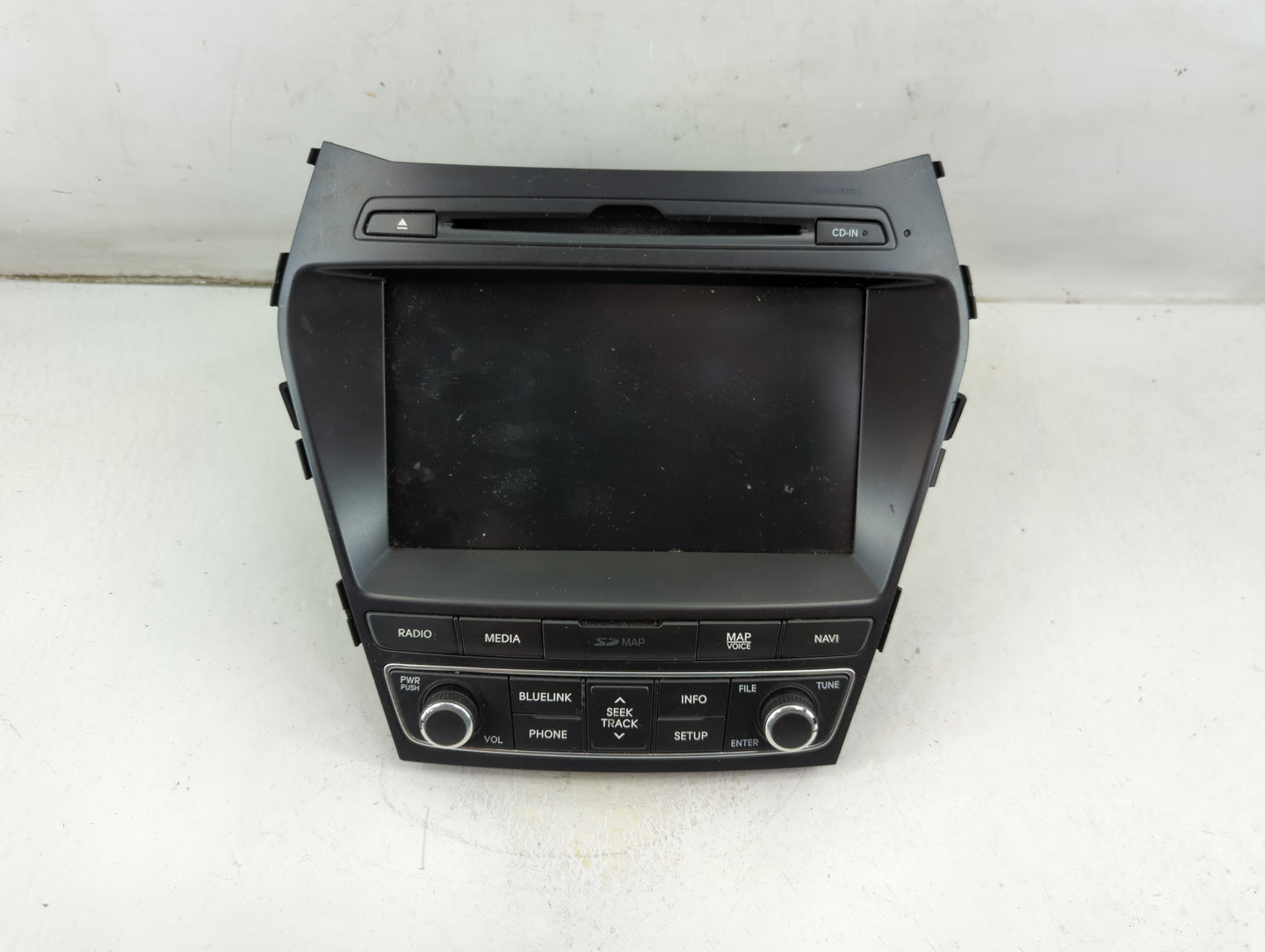 2017-2018 Hyundai Santa Fe Radio AM FM Cd Player Receiver Replacement P/N:96560-B8511NN5 Fits Fits 2017 2018 OEM Used Auto P