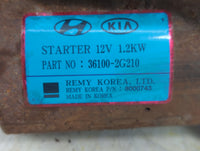 2017-2018 Hyundai Santa Fe Car Starter Motor Solenoid OEM P/N:36100-2G210 Fits Fits 2015 2016 2017 2018 2019 2020 OEM Used A