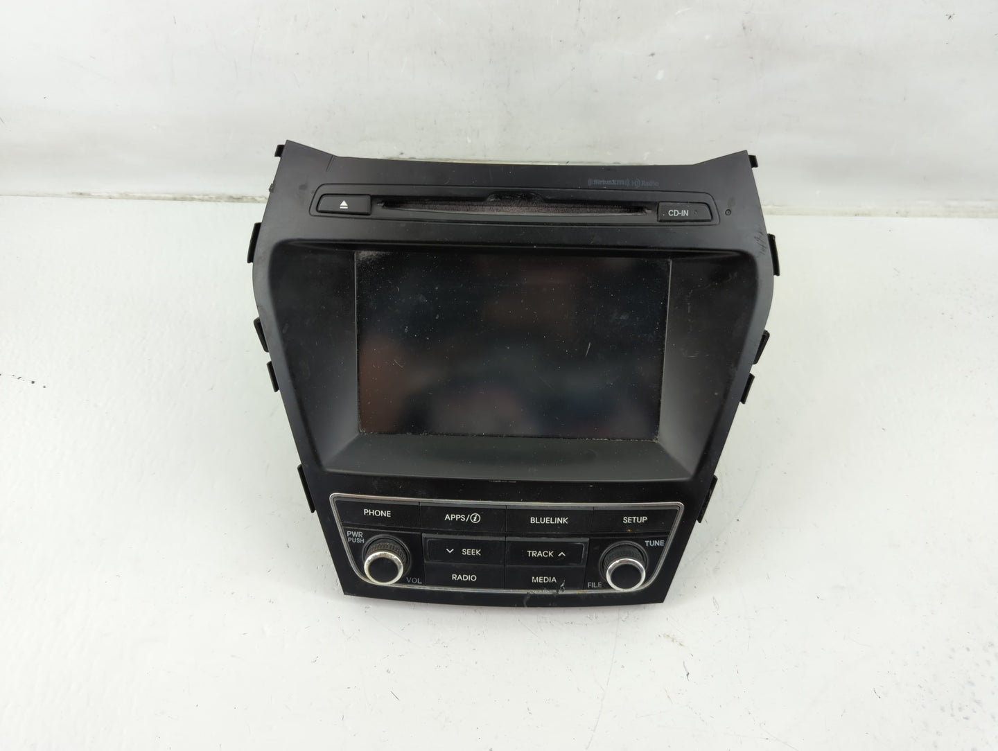 2017-2018 Hyundai Santa Fe Radio AM FM Cd Player Receiver Replacement P/N:96160-4Z004X Fits Fits 2017 2018 OEM Used Auto Par