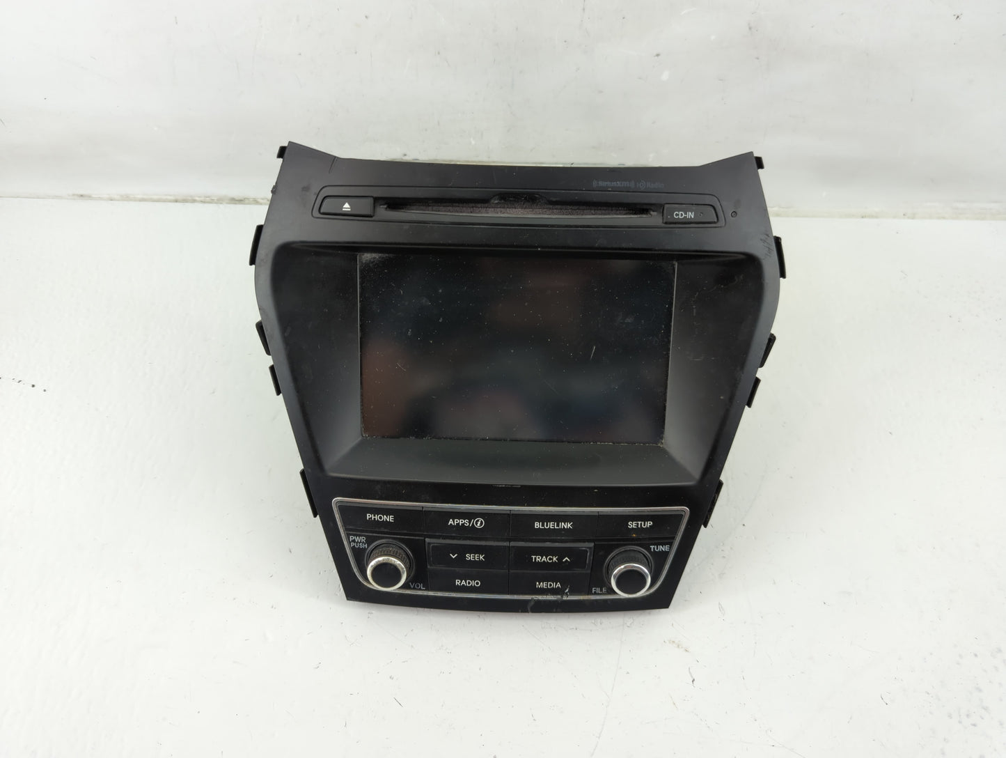 2017-2018 Hyundai Santa Fe Radio AM FM Cd Player Receiver Replacement P/N:96160-4Z004X Fits Fits 2017 2018 OEM Used Auto Par