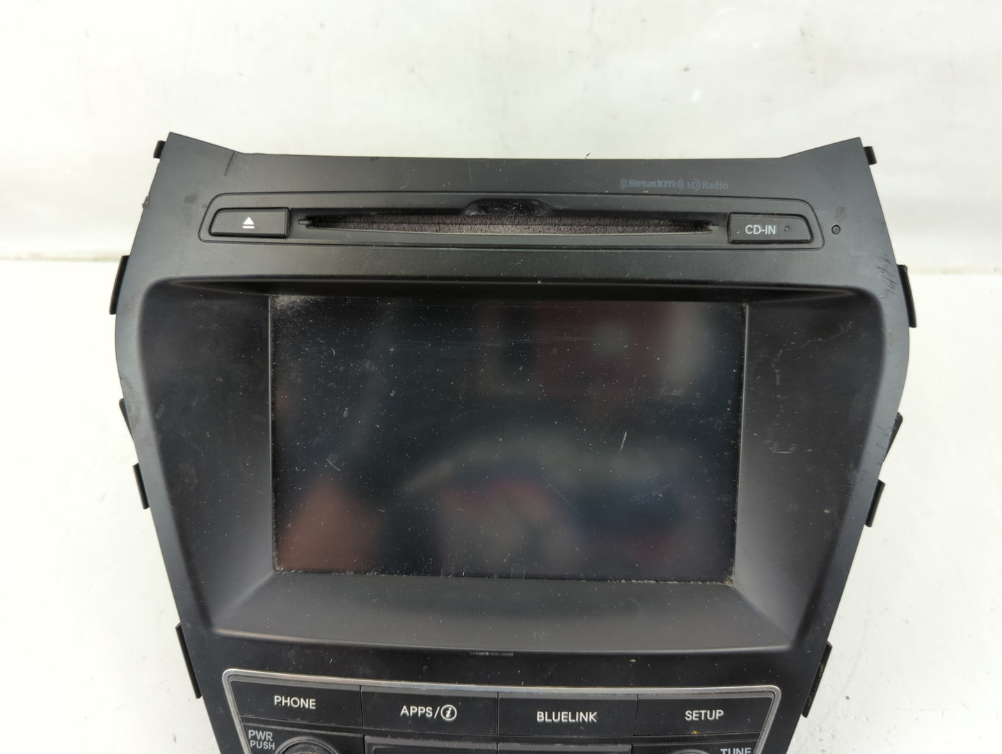 2017-2018 Hyundai Santa Fe Radio AM FM Cd Player Receiver Replacement P/N:96160-4Z004X Fits Fits 2017 2018 OEM Used Auto Par