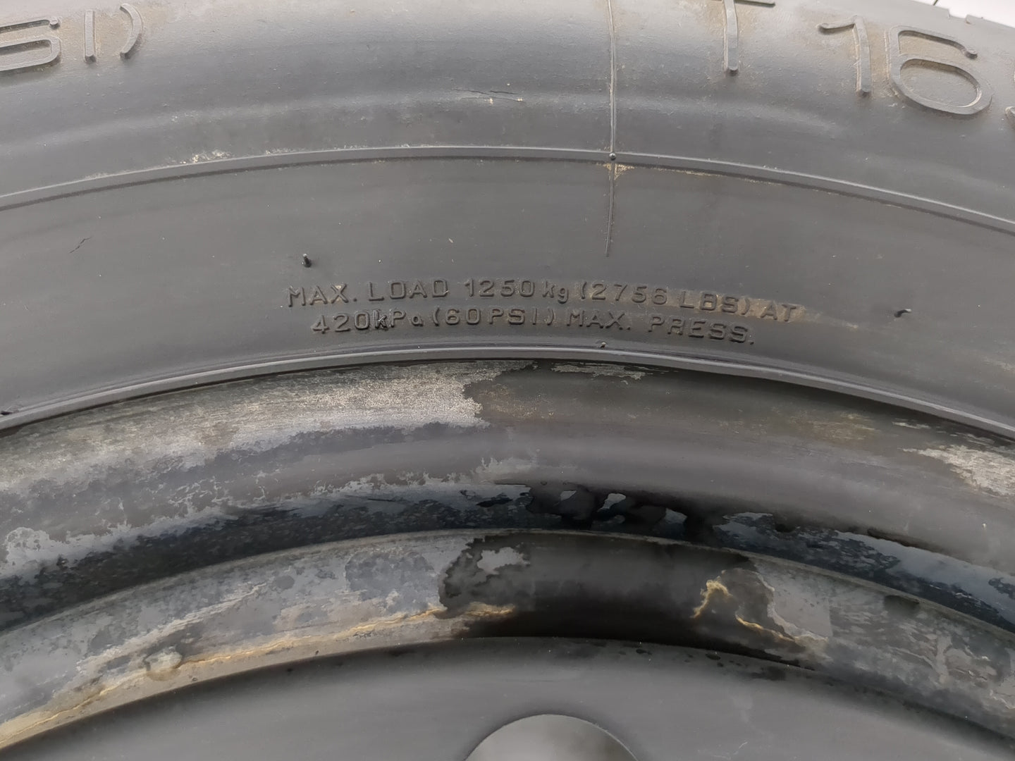 2007-2020 Hyundai Santa Fe Spare Donut Tire Wheel Rim Oem - Oemusedautoparts1.com