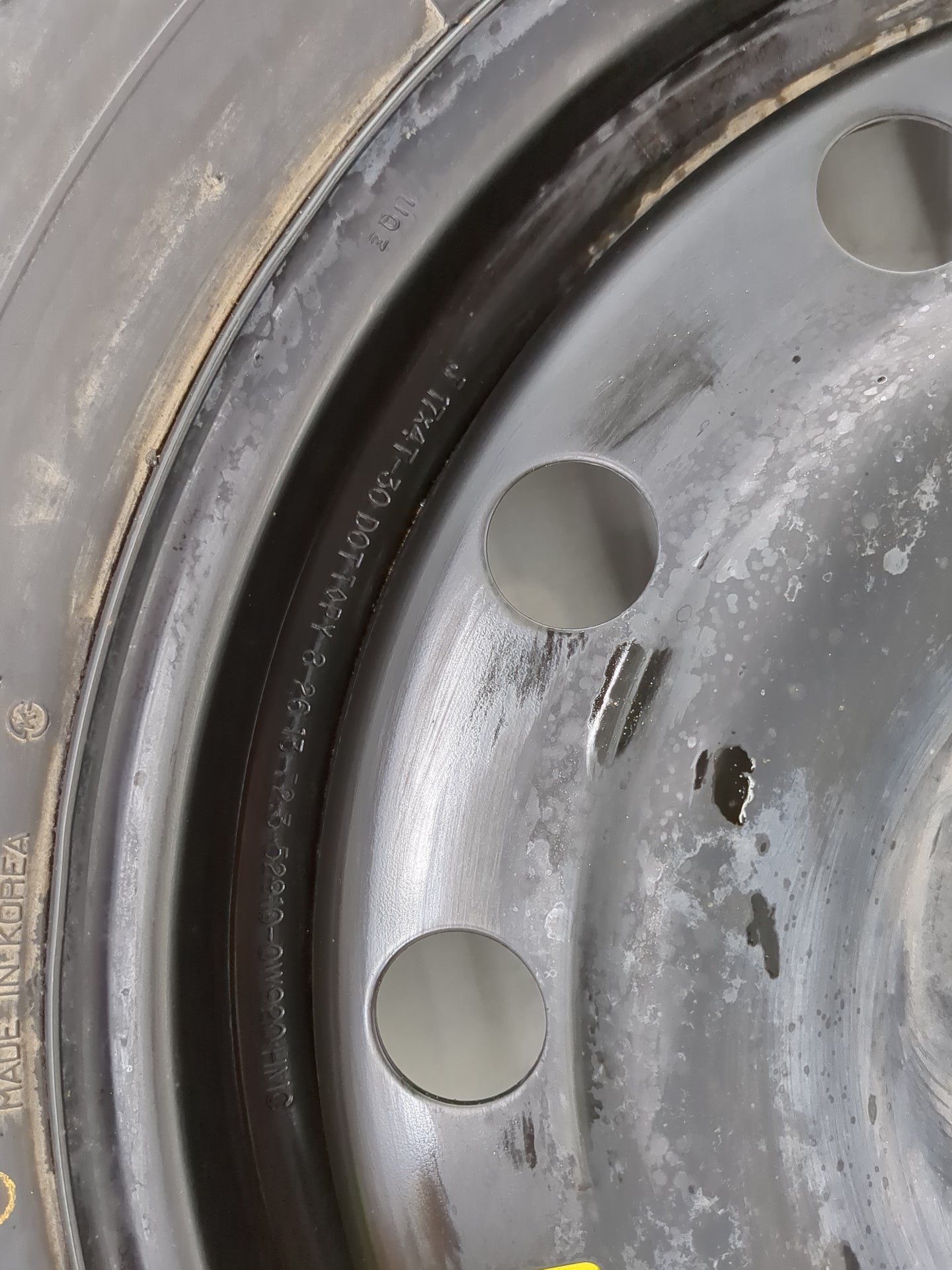 2007-2020 Hyundai Santa Fe Spare Donut Tire Wheel Rim Oem - Oemusedautoparts1.com