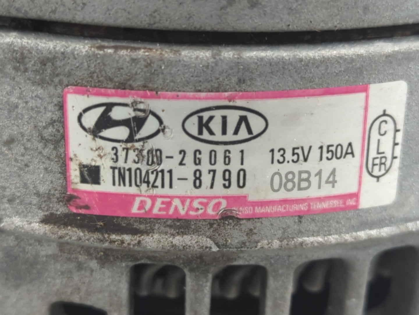 2019-2020 Hyundai Santa Fe Alternator Replacement Generator Charging Assembly Engine OEM P/N:37300-2G061 Fits OEM Used Auto 