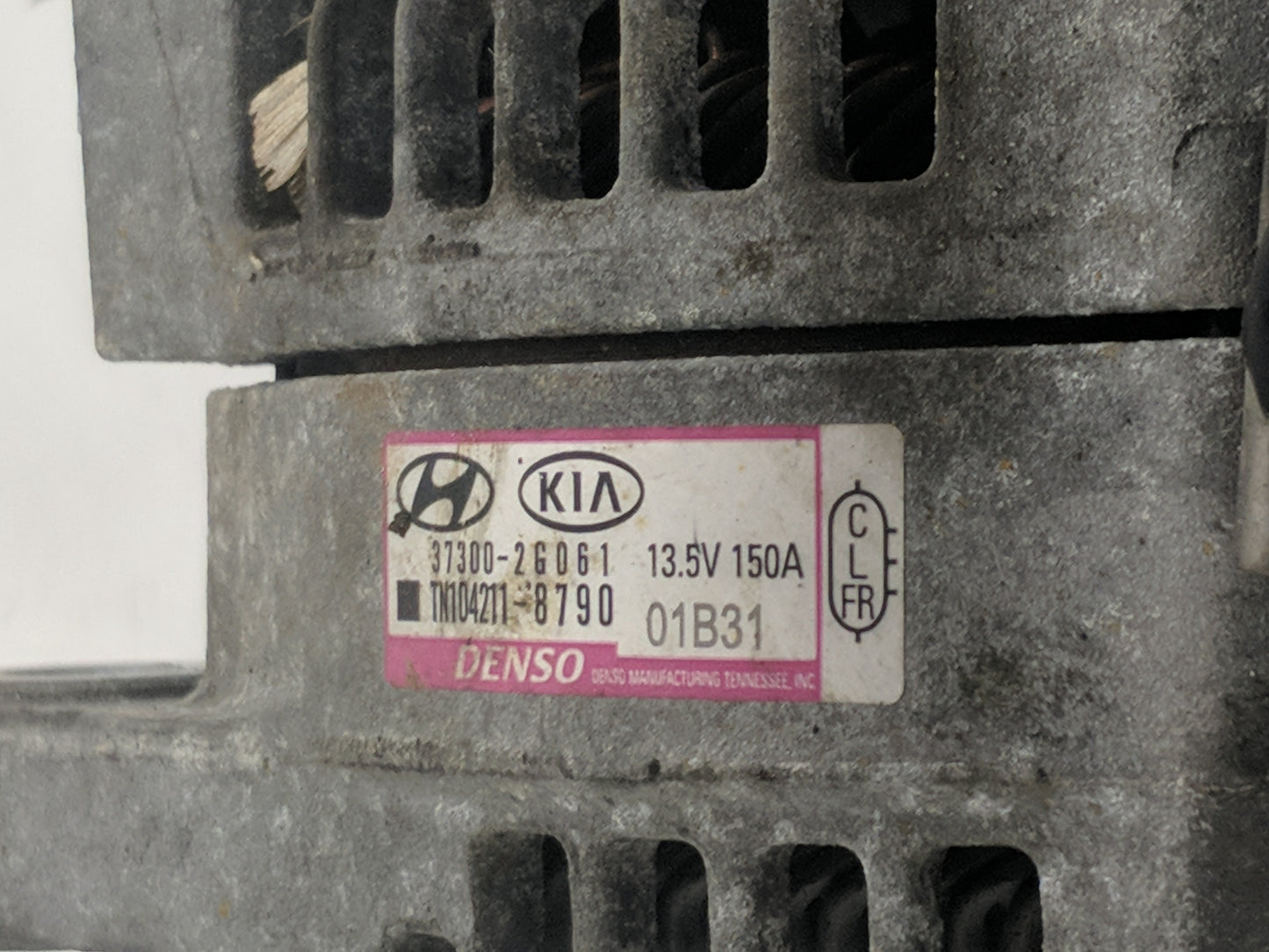 2019-2020 Hyundai Santa Fe Alternator Replacement Generator Charging Assembly Engine OEM P/N:TN104211-8790 104211-8591 Fits 