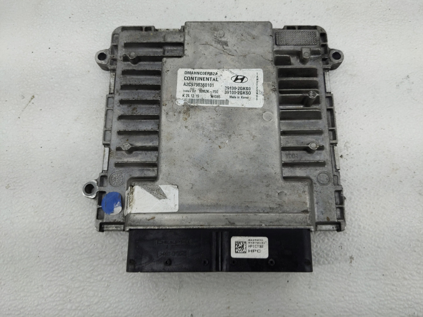 2018 Hyundai Santa Fe PCM Engine Control Computer ECU ECM PCU OEM P/N:39100-2GKS0 39130-2GKS0 Fits OEM Used Auto Parts - Oem