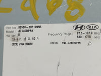 2017-2018 Hyundai Santa Fe Radio AM FM Cd Player Receiver Replacement P/N:96560-B8512NN5 Fits Fits 2017 2018 OEM Used Auto P