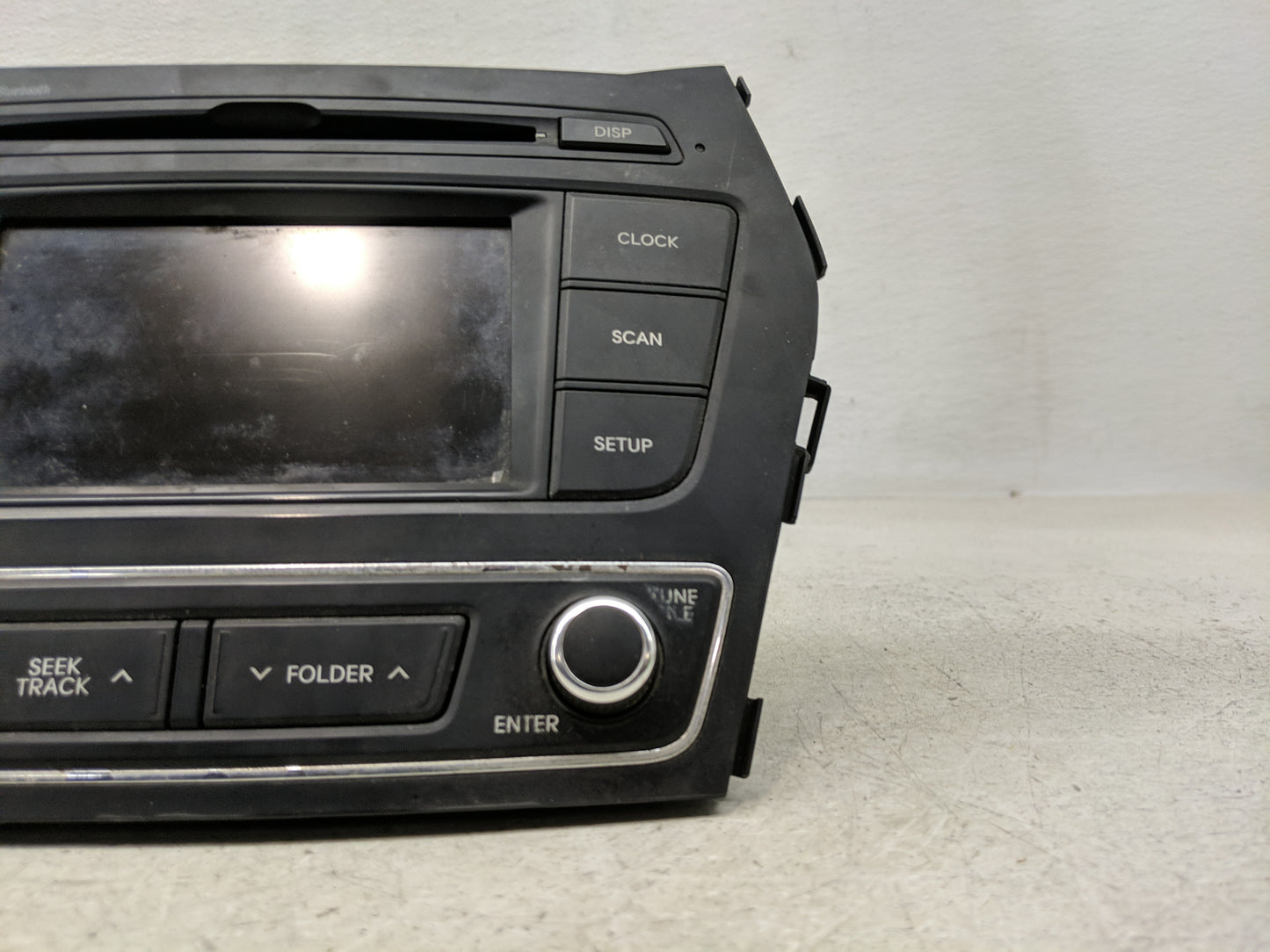 2017-2018 Hyundai Santa Fe Radio AM FM Cd Player Receiver Replacement P/N:961804Z6504X Fits Fits 2017 2018 OEM Used Auto Par