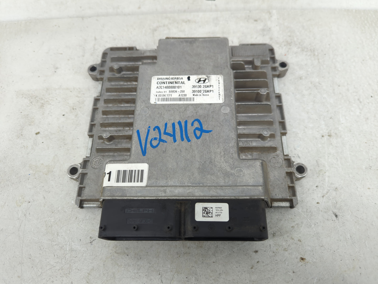 2018 Hyundai Santa Fe PCM Engine Control Computer ECU ECM PCU OEM P/N:39130-2GKP1 39100-2GKP1 Fits OEM Used Auto Parts - Oem