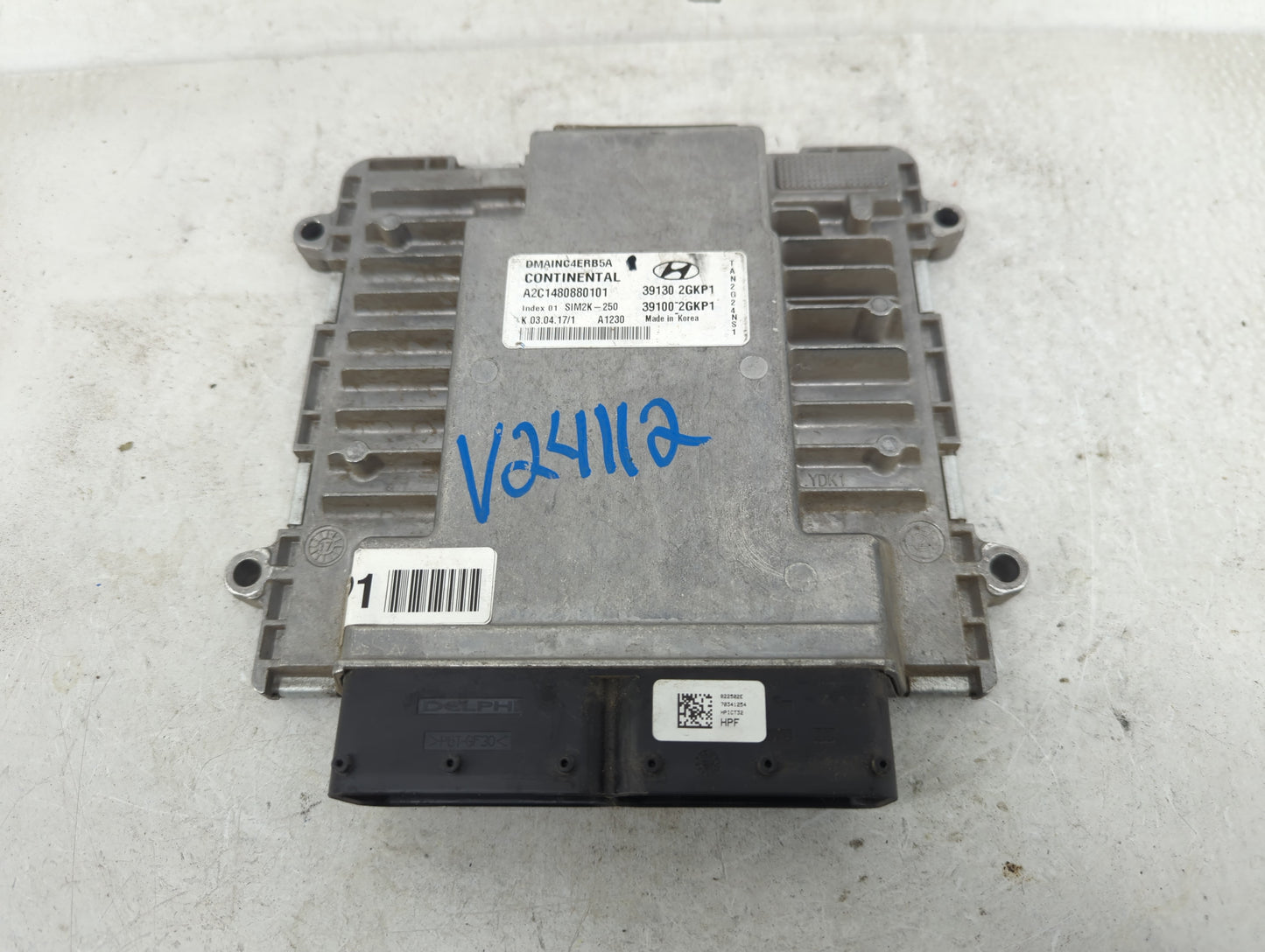 2018 Hyundai Santa Fe PCM Engine Control Computer ECU ECM PCU OEM P/N:39130-2GKP1 39100-2GKP1 Fits OEM Used Auto Parts - Oem