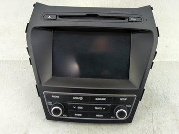 2017-2018 Hyundai Santa Fe Radio AM FM Cd Player Receiver Replacement Fits Fits 2017 2018 OEM Used Auto Parts - Oemusedautop