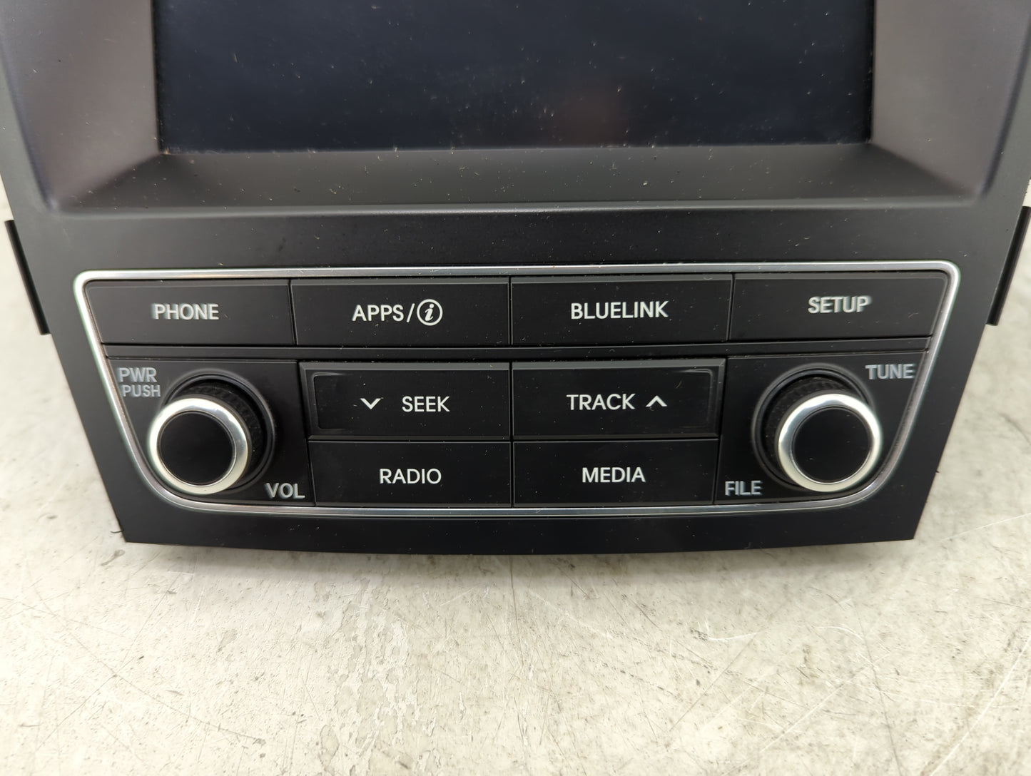 2017-2018 Hyundai Santa Fe Radio AM FM Cd Player Receiver Replacement Fits Fits 2017 2018 OEM Used Auto Parts - Oemusedautop