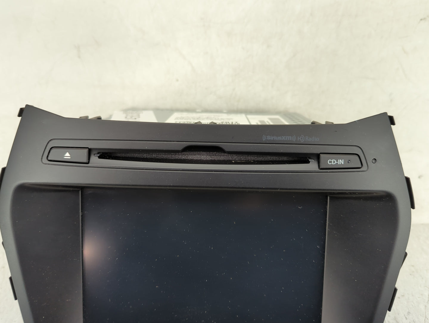 2017-2018 Hyundai Santa Fe Radio AM FM Cd Player Receiver Replacement Fits Fits 2017 2018 OEM Used Auto Parts - Oemusedautop