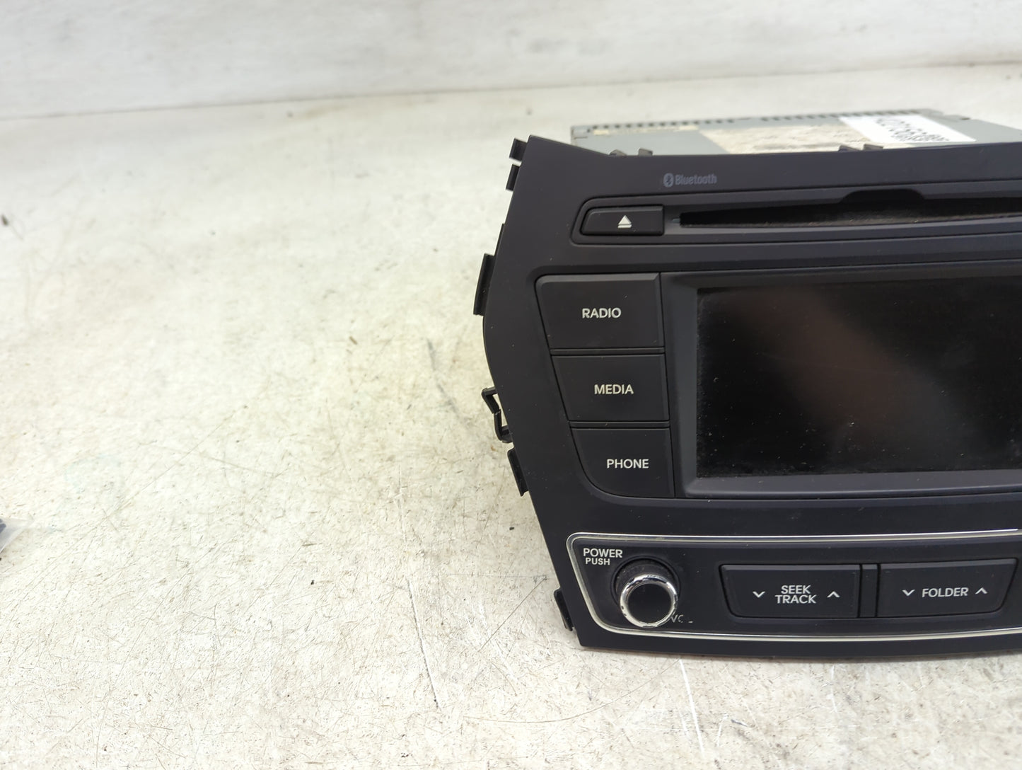 2017-2018 Hyundai Santa Fe Radio AM FM Cd Player Receiver Replacement P/N:961804Z6504X Fits Fits 2017 2018 OEM Used Auto Par