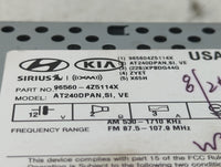 2017-2018 Hyundai Santa Fe Radio AM FM Cd Player Receiver Replacement P/N:96560-4Z5114X Fits Fits 2017 2018 OEM Used Auto Pa
