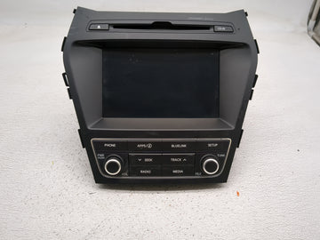 2017-2018 Hyundai Santa Fe Radio AM FM Cd Player Receiver Replacement P/N:96160-4Z0004X Fits Fits 2017 2018 OEM Used Auto Pa