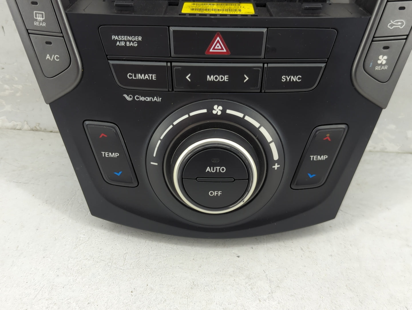 2017-2018 Hyundai Santa Fe Climate Control Module Temperature AC/Heater Replacement P/N:97250-B8EF0NN5 E200NHFDA-0200 Fits O