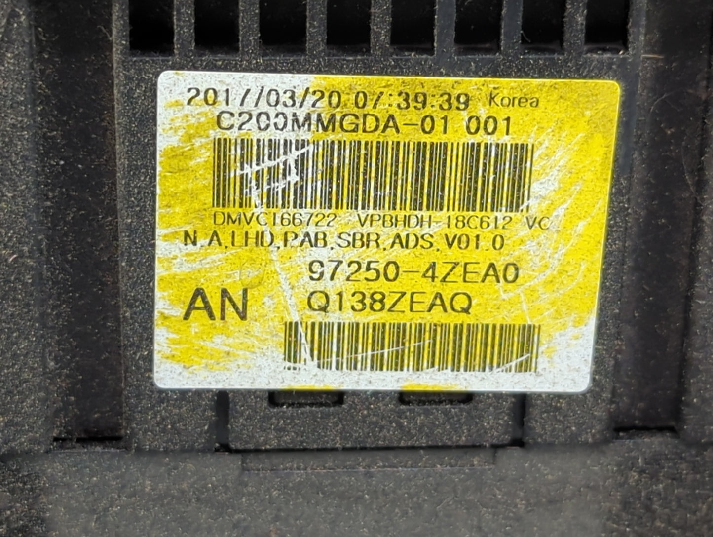 2017-2018 Hyundai Santa Fe Climate Control Module Temperature AC/Heater Replacement P/N:97250-4ZEA0 Q138ZEAQ Fits Fits 2017 