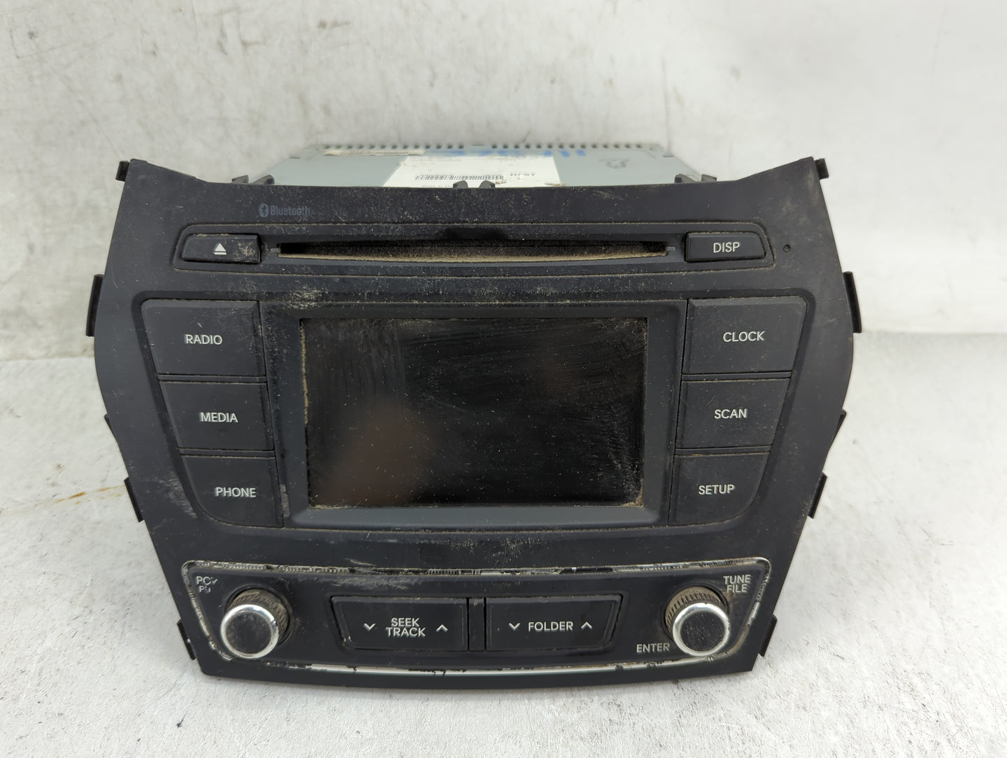 2017-2018 Hyundai Santa Fe Radio AM FM Cd Player Receiver Replacement P/N:961804Z6504X AM110DPAN Fits Fits 2017 2018 OEM Use