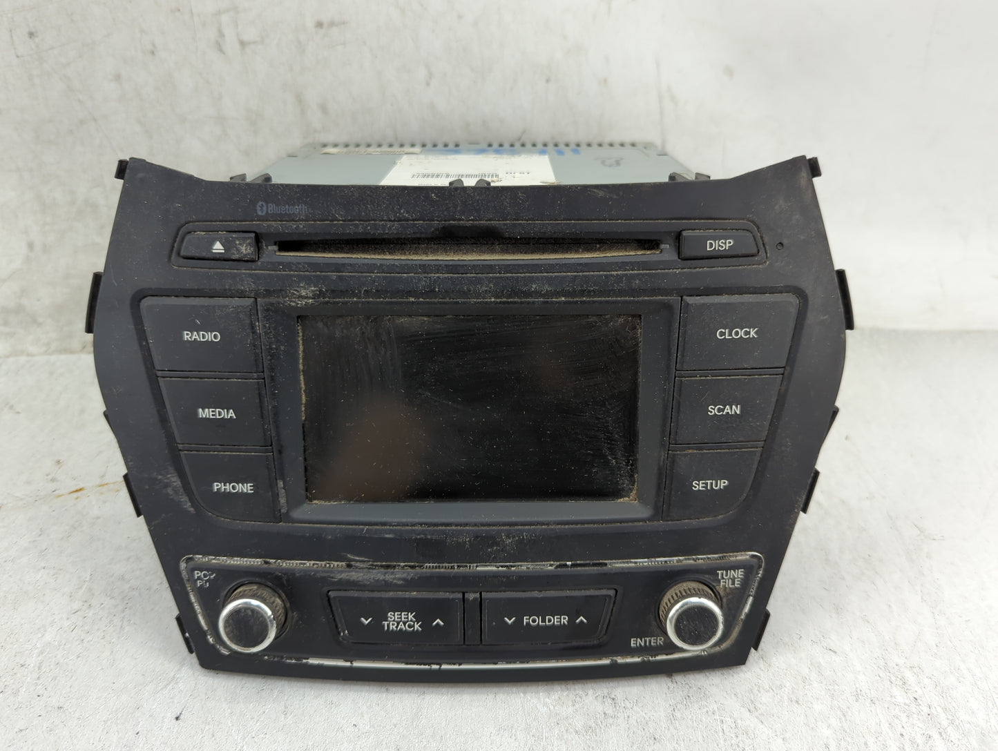 2017-2018 Hyundai Santa Fe Radio AM FM Cd Player Receiver Replacement P/N:961804Z6504X AM110DPAN Fits Fits 2017 2018 OEM Use