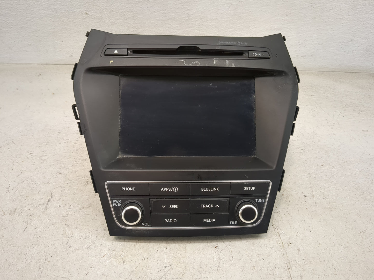 2017-2018 Hyundai Santa Fe Radio AM FM Cd Player Receiver Replacement P/N:96160 AT140DPAN, TQ8-AT140DPAN Fits Fits 2017 2018