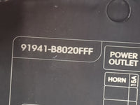 2018 Hyundai Santa Fe Fusebox Fuse Box Panel Relay Module P/N:91941-B8020FFF 91951-2W101, MG666081, 39160-37110 Fits OEM Use