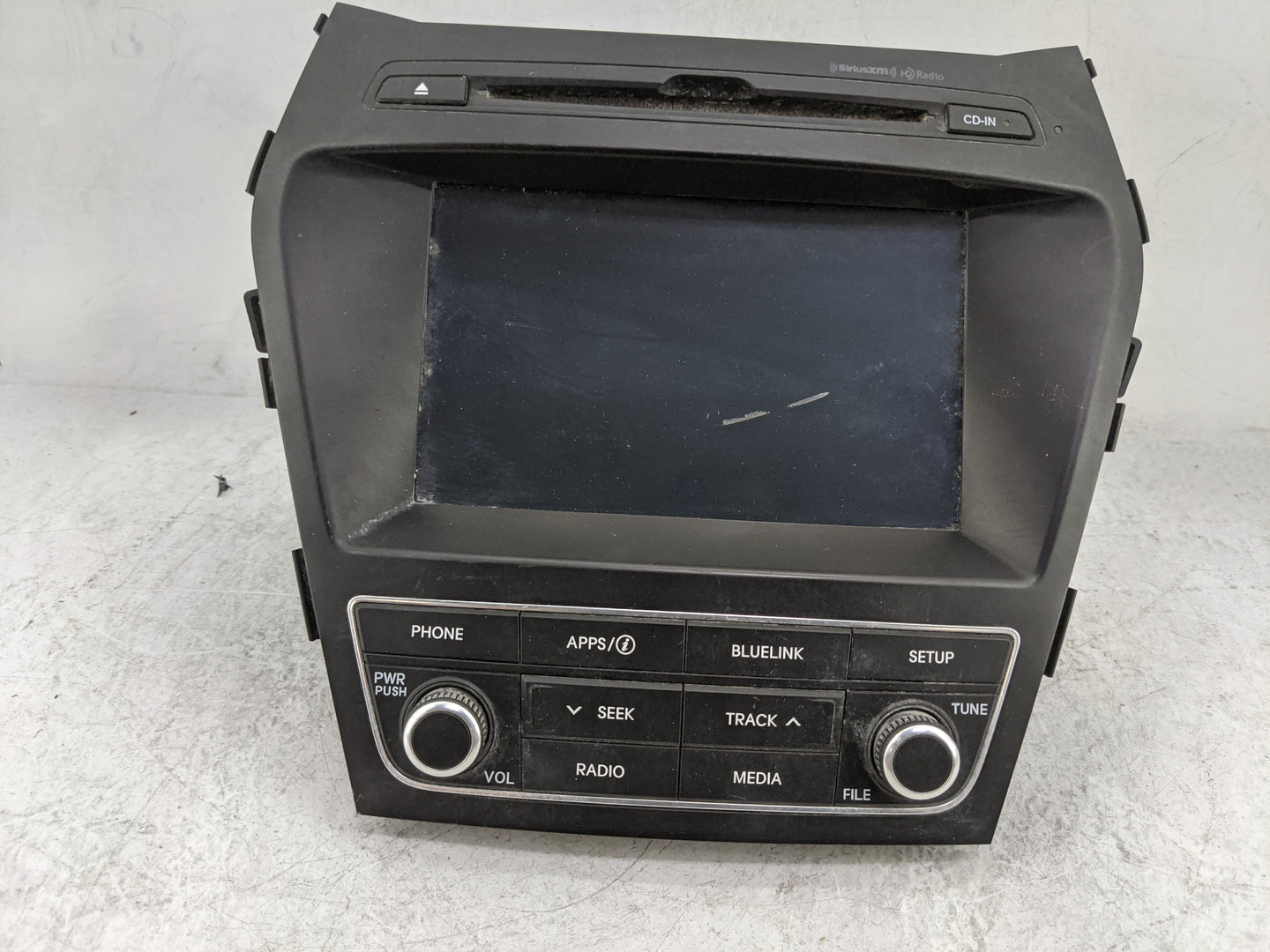 2017-2018 Hyundai Santa Fe Radio AM FM Cd Player Receiver Replacement P/N:96160-4Z0004X AT140DPAN Fits Fits 2017 2018 OEM Us
