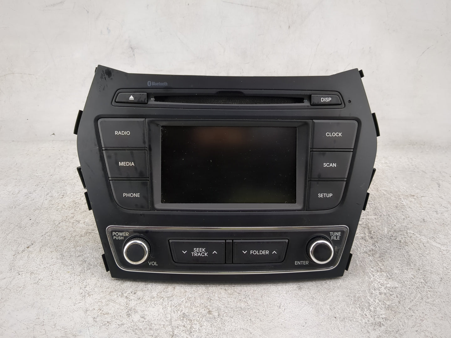 2017-2018 Hyundai Santa Fe Radio AM FM Cd Player Receiver Replacement P/N:961804Z6504X AM110DPAN Fits Fits 2017 2018 OEM Use