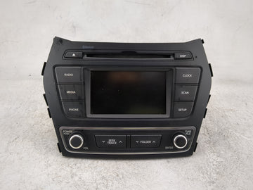 2017-2018 Hyundai Santa Fe Radio AM FM Cd Player Receiver Replacement P/N:961804Z6504X AM110DPAN Fits Fits 2017 2018 OEM Use