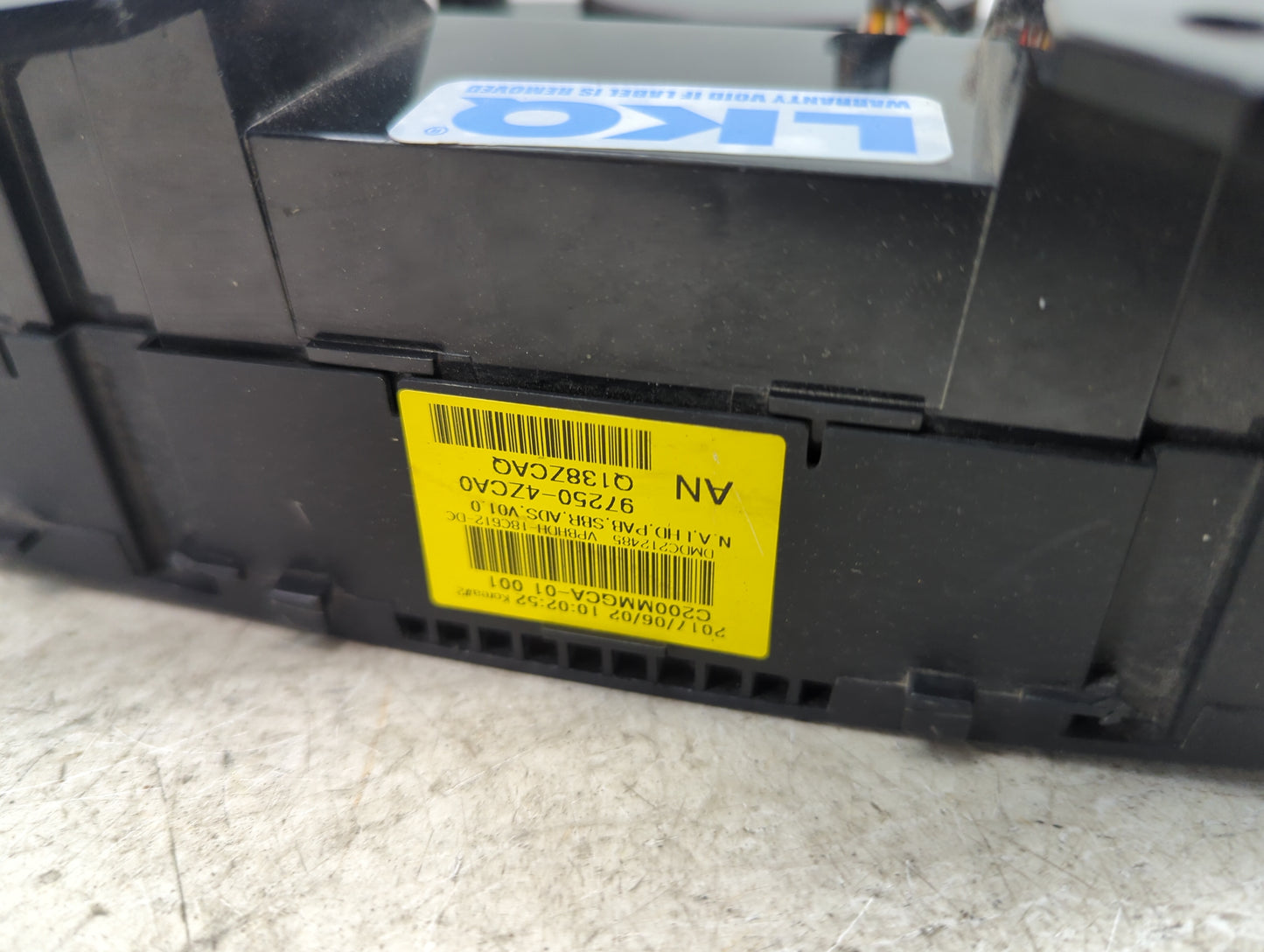 2017-2018 Hyundai Santa Fe Climate Control Module Temperature AC/Heater Replacement P/N:97250-4ZCA0 C200MMGCA-01 001 Fits OE
