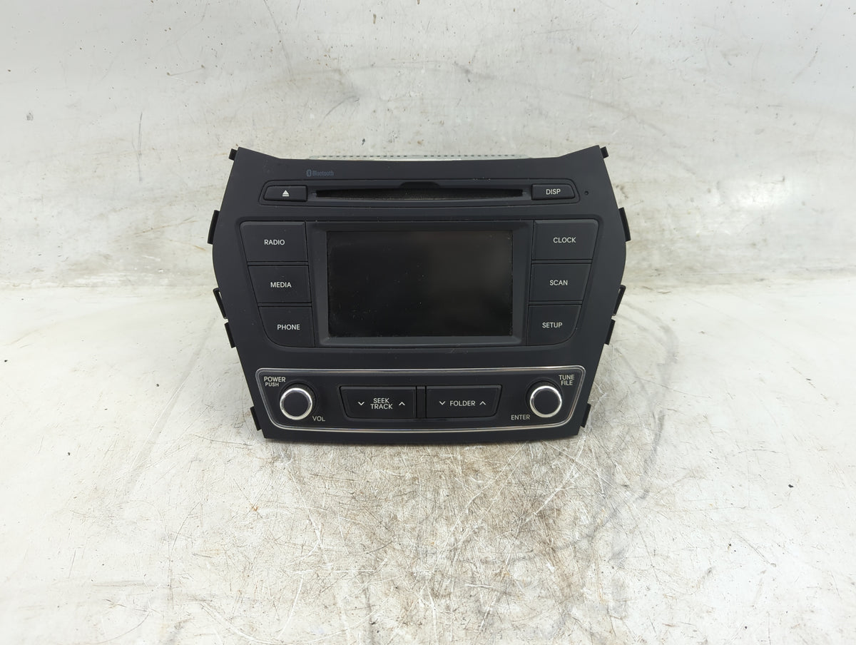 2017-2018 Hyundai Santa Fe Radio AM FM Cd Player Receiver Replacement P/N:961804Z6504X AM110DPAN Fits Fits 2017 2018 OEM Use
