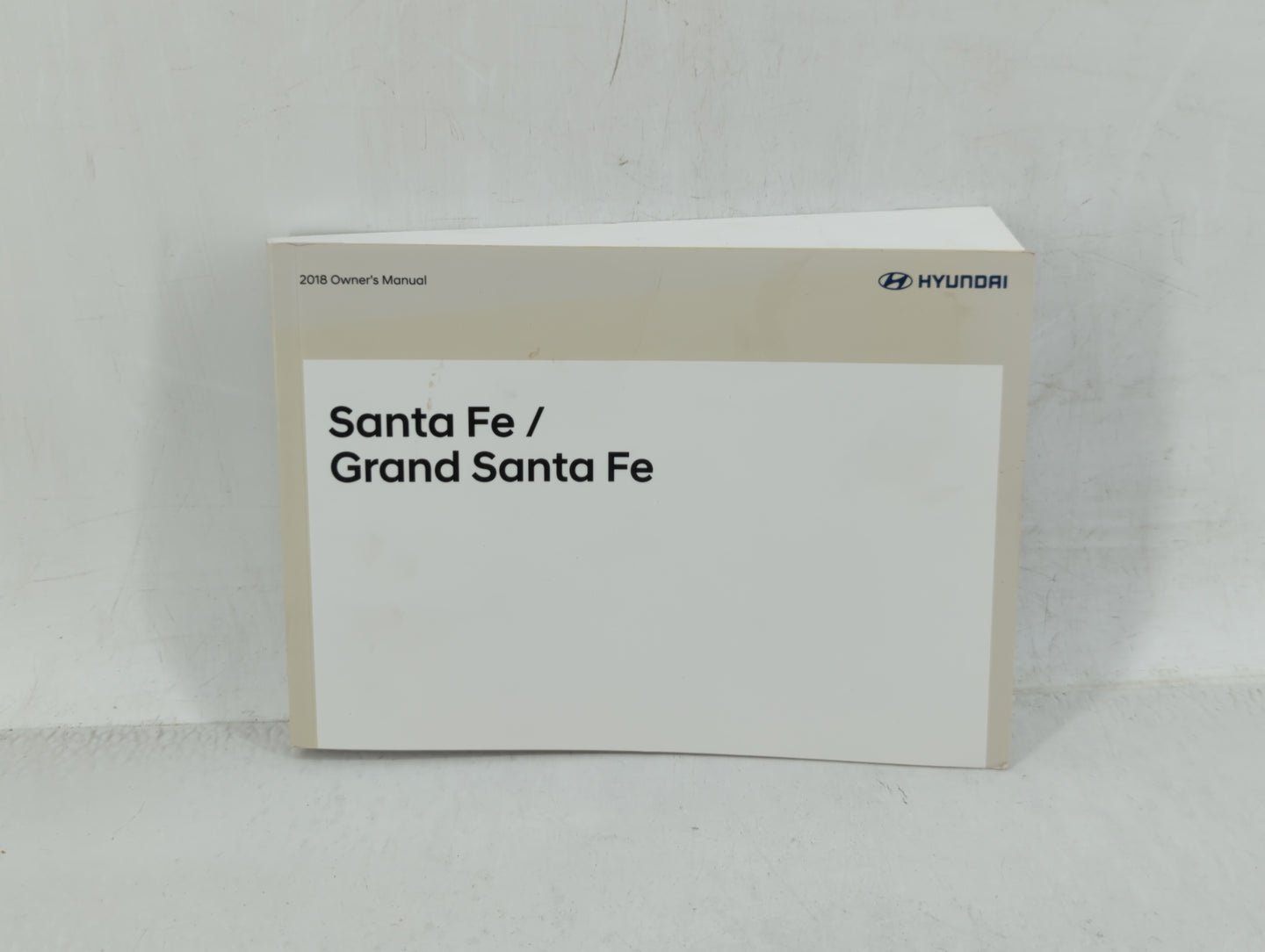 2018 Hyundai Santa Fe Owners Manual Book Guide OEM Used Auto Parts - Oemusedautoparts1.com