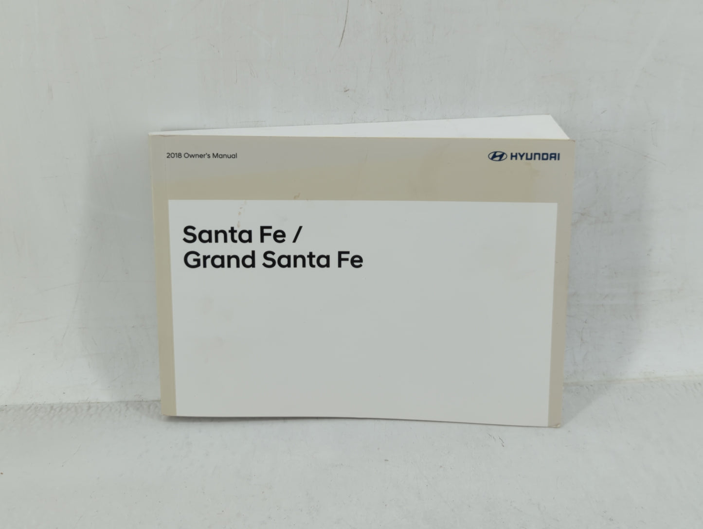 2018 Hyundai Santa Fe Owners Manual Book Guide OEM Used Auto Parts - Oemusedautoparts1.com