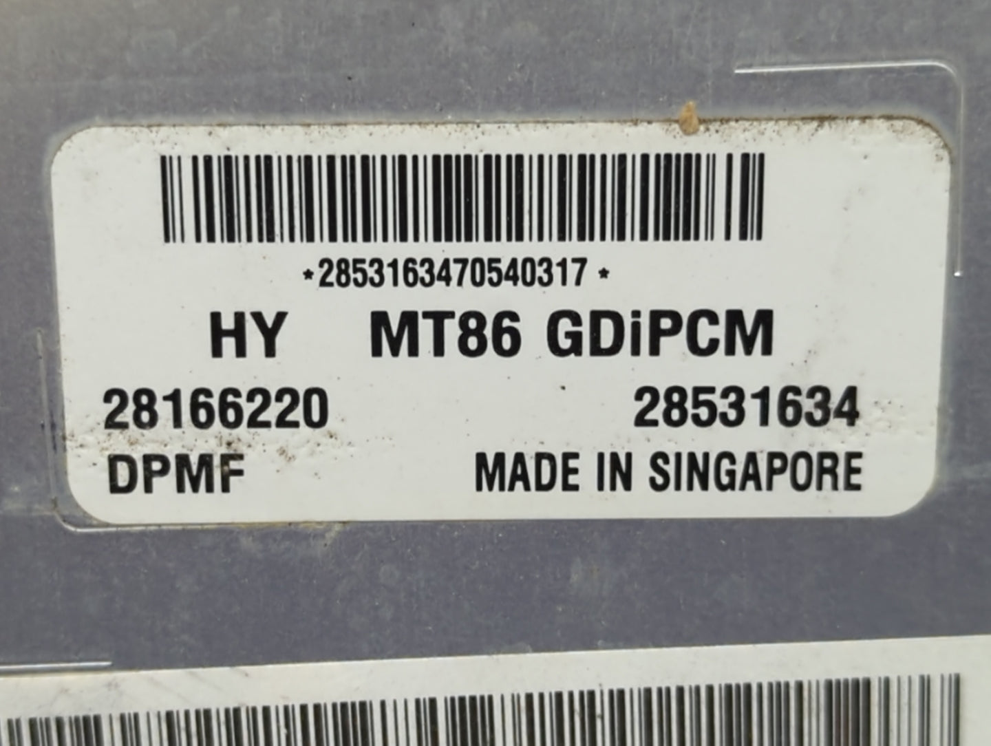 2017-2018 Hyundai Santa Fe PCM Engine Control Computer ECU ECM PCU OEM P/N:39100-3CDP1 Fits Fits 2017 2018 OEM Used Auto Par