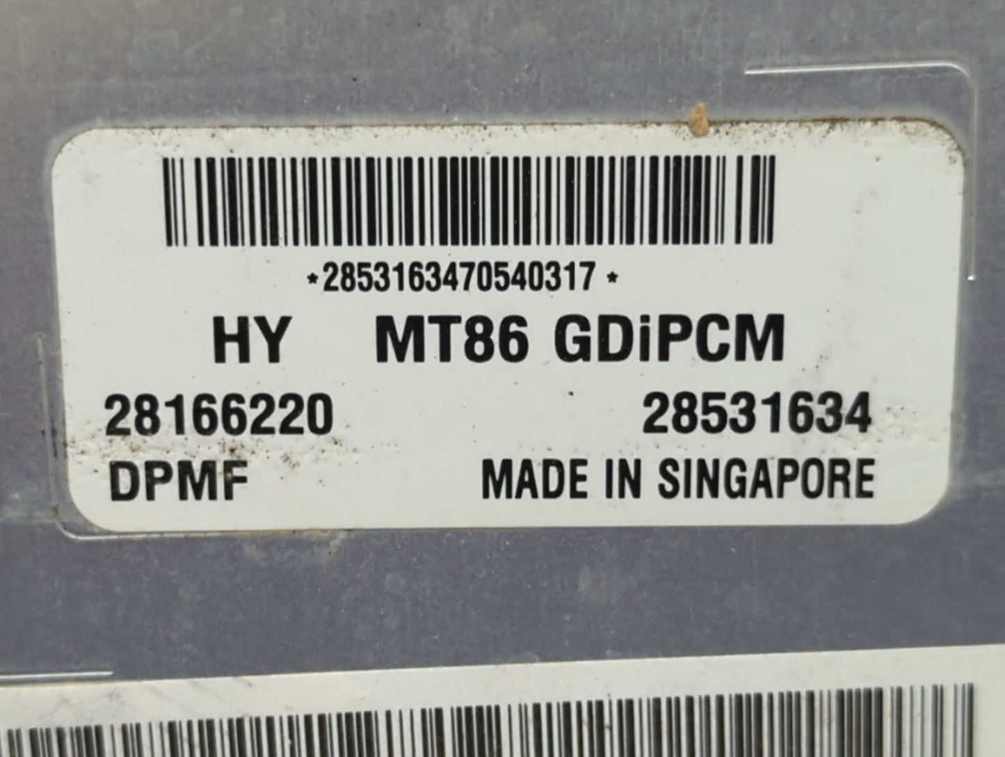 2017-2018 Hyundai Santa Fe PCM Engine Control Computer ECU ECM PCU OEM P/N:39100-3CDP1 Fits Fits 2017 2018 OEM Used Auto Par