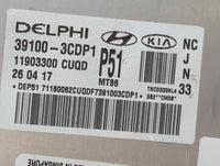 2017-2018 Hyundai Santa Fe PCM Engine Control Computer ECU ECM PCU OEM P/N:39100-3CDP1 Fits Fits 2017 2018 OEM Used Auto Par